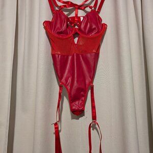 Bodysuit with garters